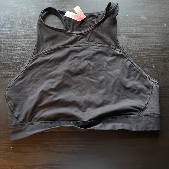 Black Unlined Sports Bra - Picture 1 of 4